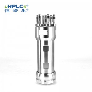 恒譜生液相色譜柱裝填裝置裝柱機(jī)勻漿罐配套一出一單接頭可定制，適用于柱管內(nèi)徑2.1#、3.0#、4.0#、4.6#、10#轉(zhuǎn)接頭