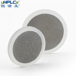 恒譜生超高壓PCTFE液相色譜耗材不銹鋼在線過濾器篩板，OD6.4*ID1.6*H1.6